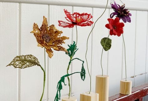 Botanical embroidery workshop